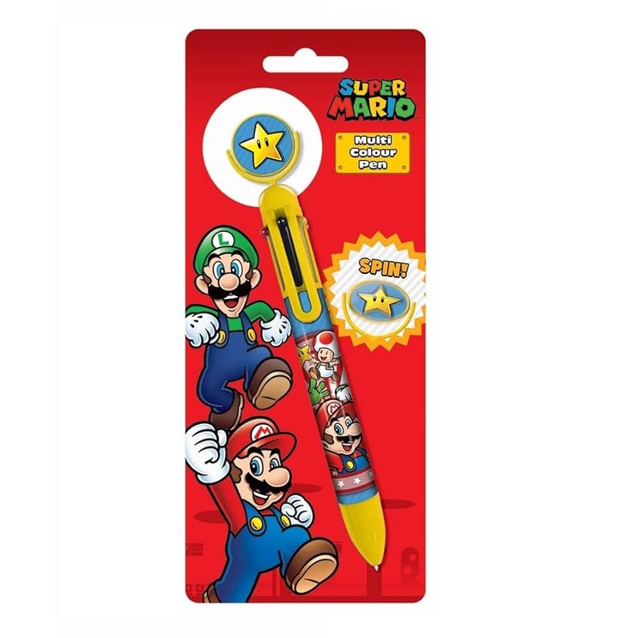 Amazon | Super Mario Multi Coloured Pen/スーパーマリオ